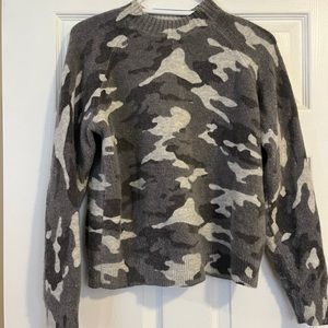 Banana Republic wool camo sweater.